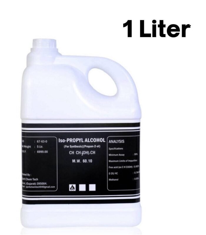 Expert  iso propyl alcohol multi purpose cleaning and sanitation 99% pure [(ch3)2-ch-oh]CAS 67-63-0 [1 Liter]
