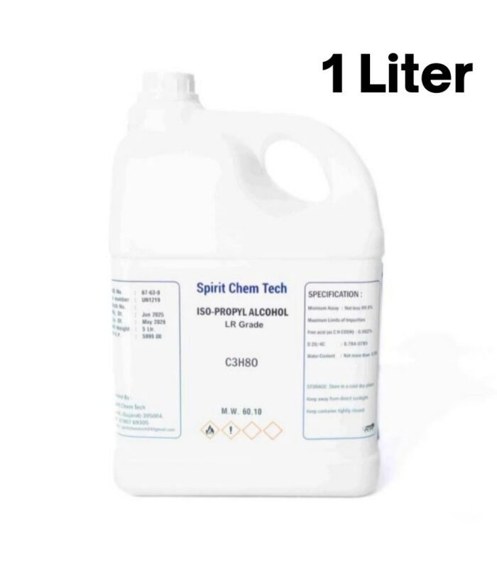 Spirit Chem Tech ISO PROPYL Alcohol LR Grade [1 liter]