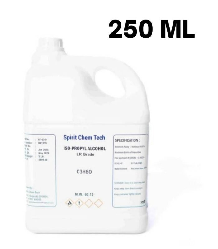 Spirit Chem Tech ISO PROPYL Alcohol LR Grade [250 ML]